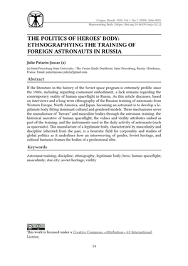Ethnographying the Training of Foreign Astronauts in Russia