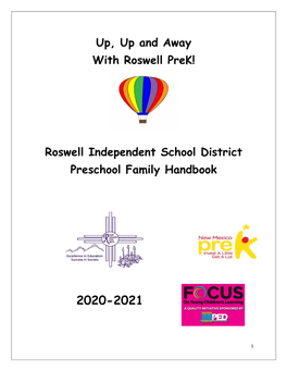 Roswell Independent School District Preschool Family Handbook