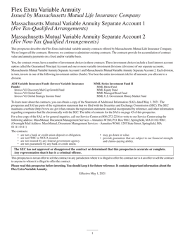 Flex Extra Variable Annuity