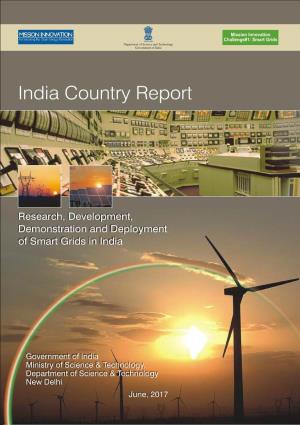 India Country Report on Smart Grids