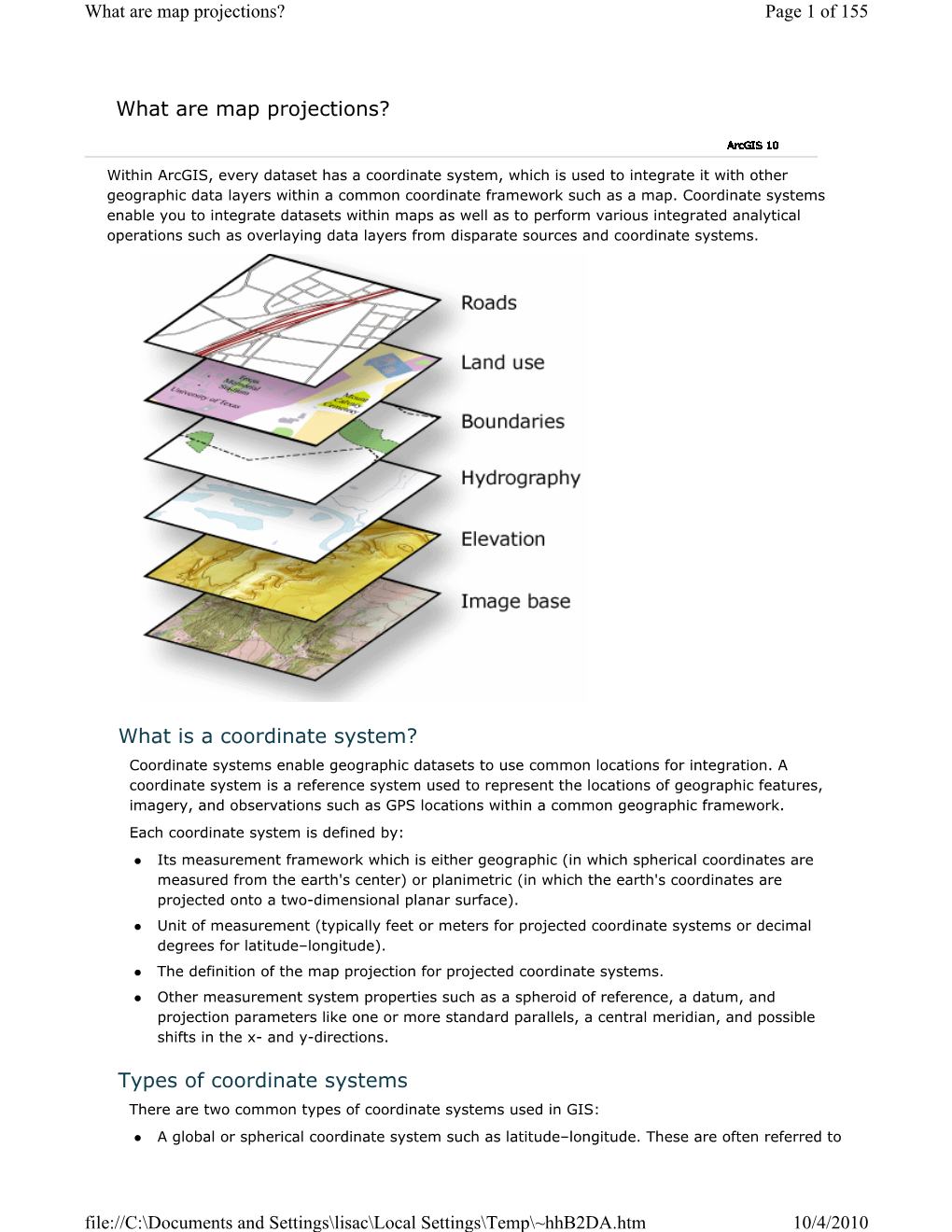 How Many Types Of Coordinate Systems Are There