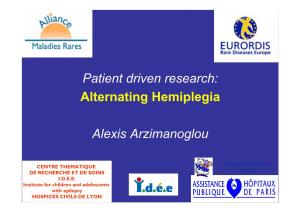 Alternating Hemiplegia Alexis Arzimanoglou