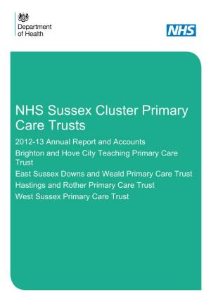 NHS Sussex Cluster Primary Care Trusts
