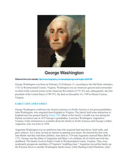 George Washington