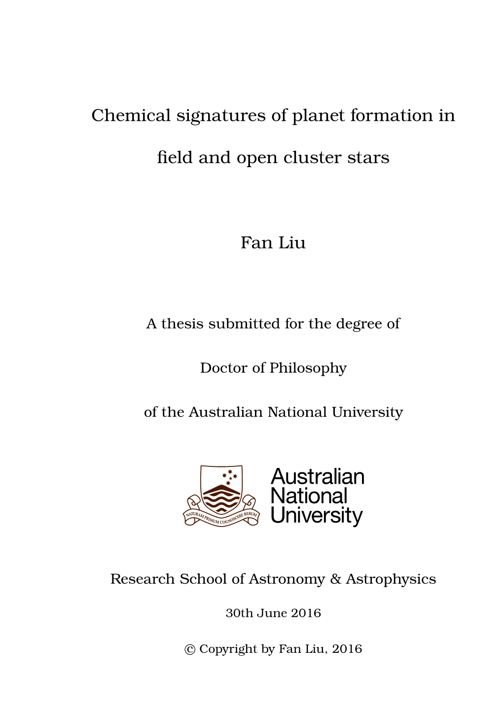 Chemical Signatures of Planet Formation in Field and Open Cluster