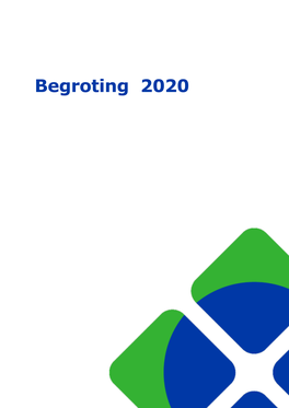 Begroting 2020