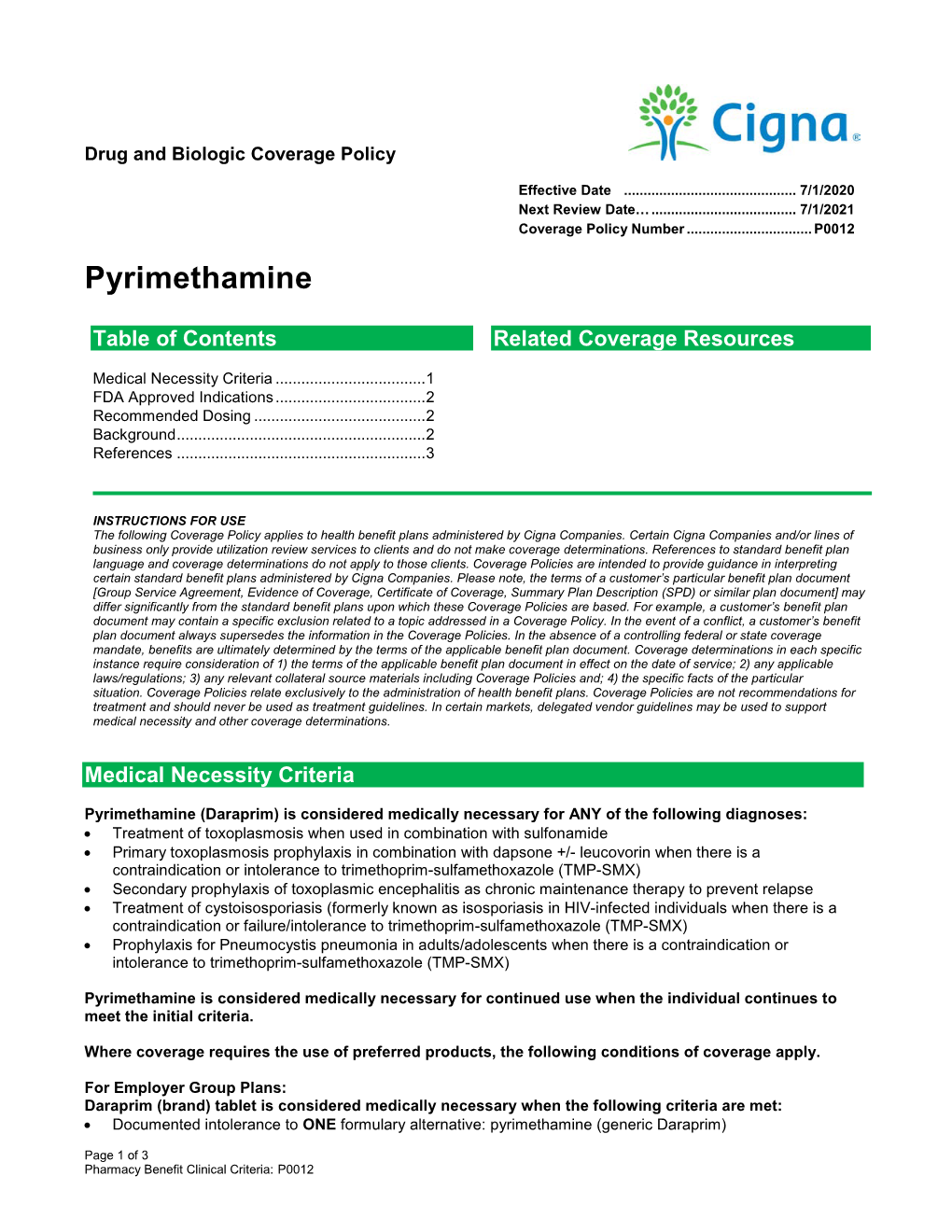 Pyrimethamine