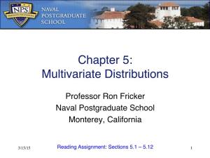 Chapter 5: Multivariate Distributions