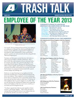 Employee of the Year 2013