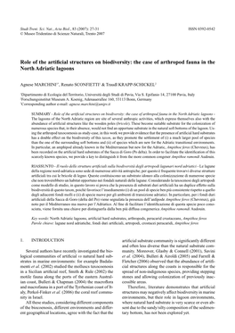 The Case of Arthropod Fauna in the North Adriatic Lagoons