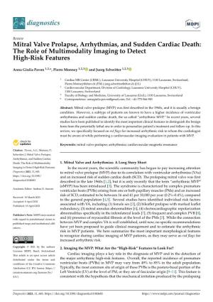 Mitral Valve Prolapse, Arrhythmias, and Sudden Cardiac Death: the Role of Multimodality Imaging to Detect High-Risk Features