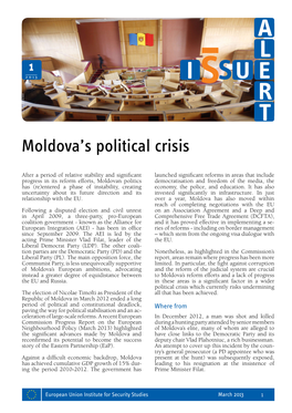 Moldova's Political Crisis