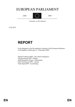 European Parliament Report