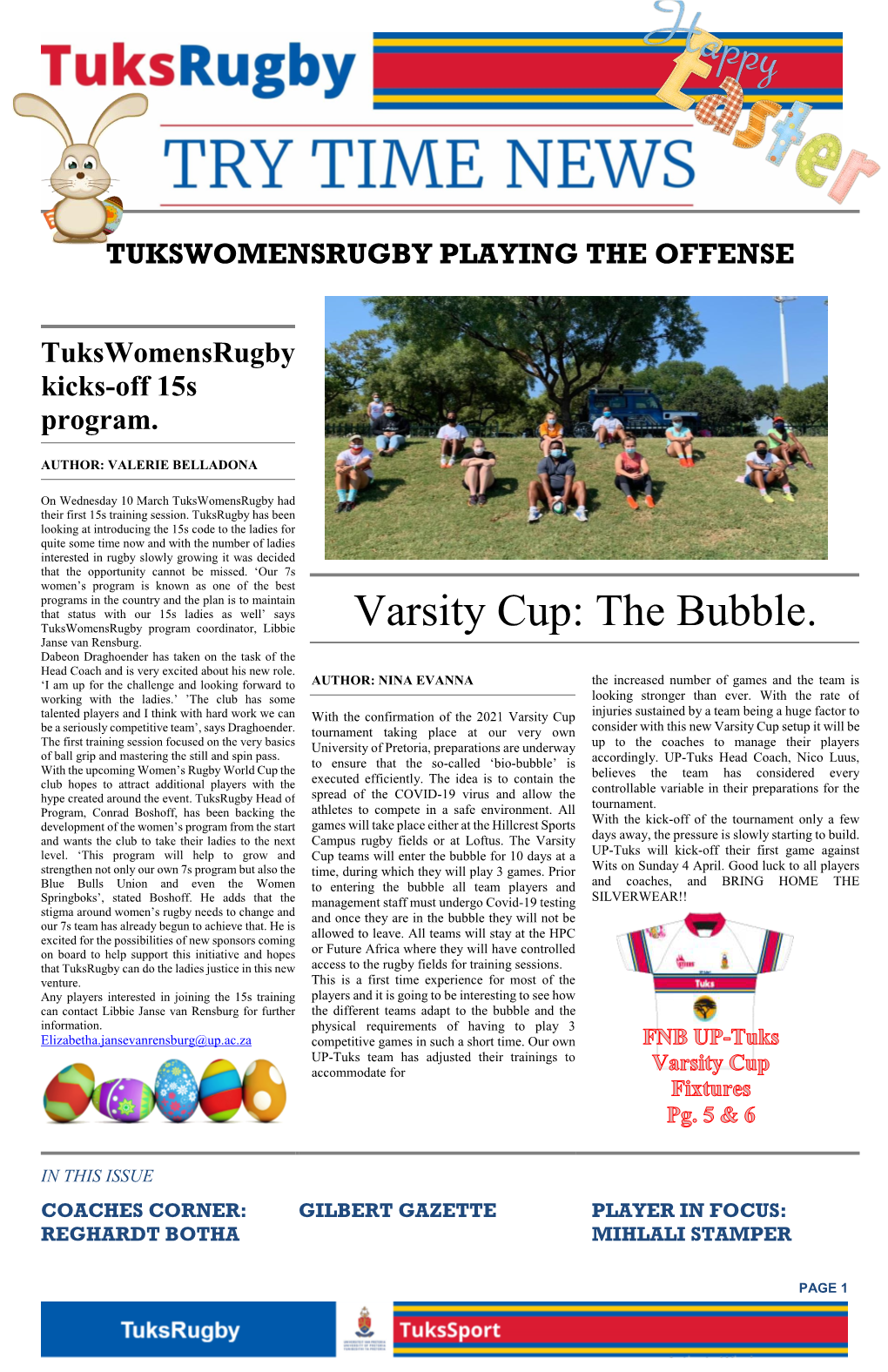 Varsity Cup: the Bubble