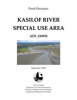 Kasilof River Special Use Area Adl 230992