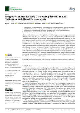 Integration of Free Floating Car Sharing Systems in Rail Stations: a Web Based Data Analysis