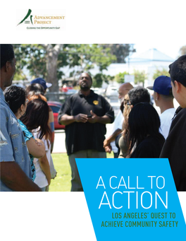 Call to Action Los Angeles’ Quest to Achieve Community Safety 2