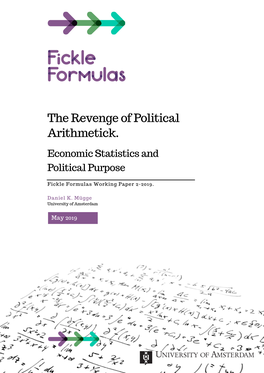 The Revenge of Political Arithmetick. Economic Statistics and Political Purpose