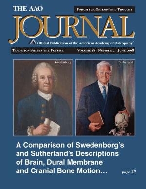 A Comparison of Swedenborg's and Sutherland's Descriptions of Brain