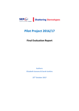 Pilot Project 2016/17