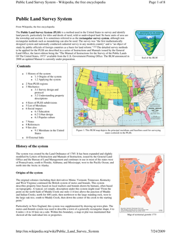 Public Land Survey System - Wikipedia, the Free Encyclopedia Page 1 of 8