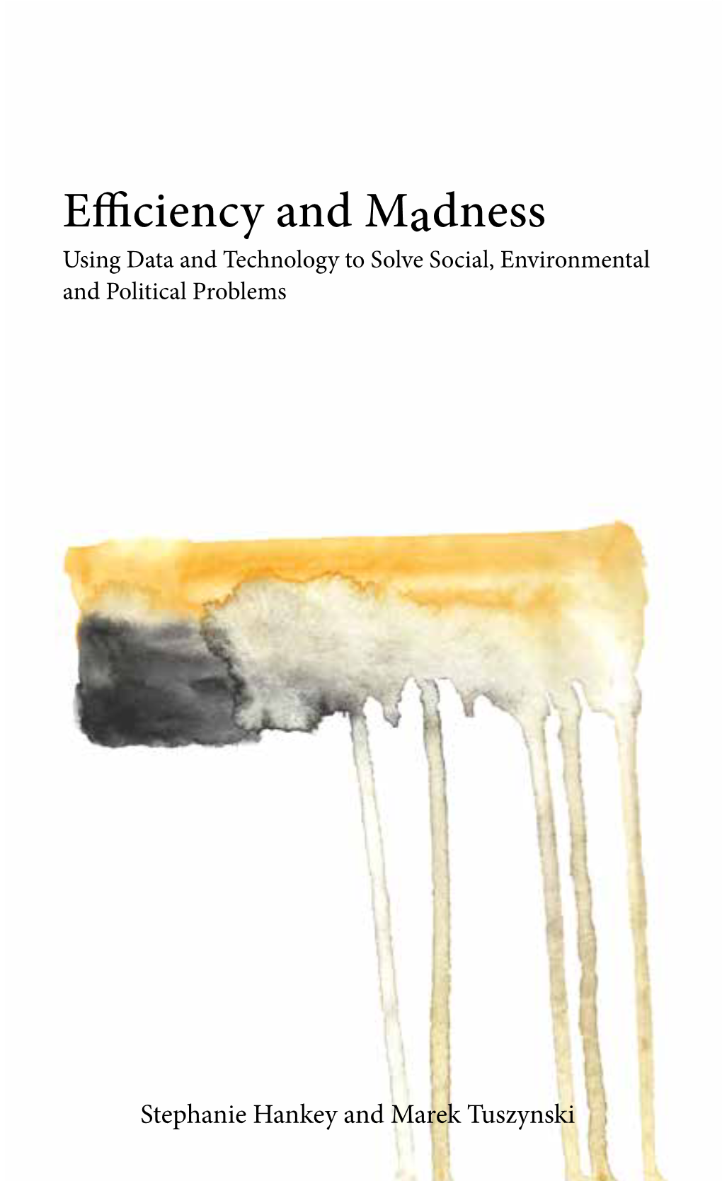 Efficiency and Madness Using Data and Technology Environmental to Solve Social, and Political Problems