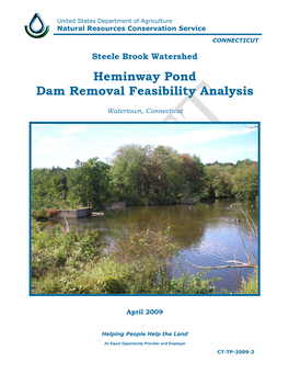 Heminway Pond Dam Removal Feasibility Analysis