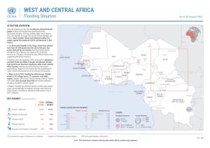 WEST and CENTRAL AFRICA Flooding Situation As of 30 August 2021