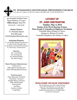 Bulletin 05.04.14 T2 Myrrhbearers