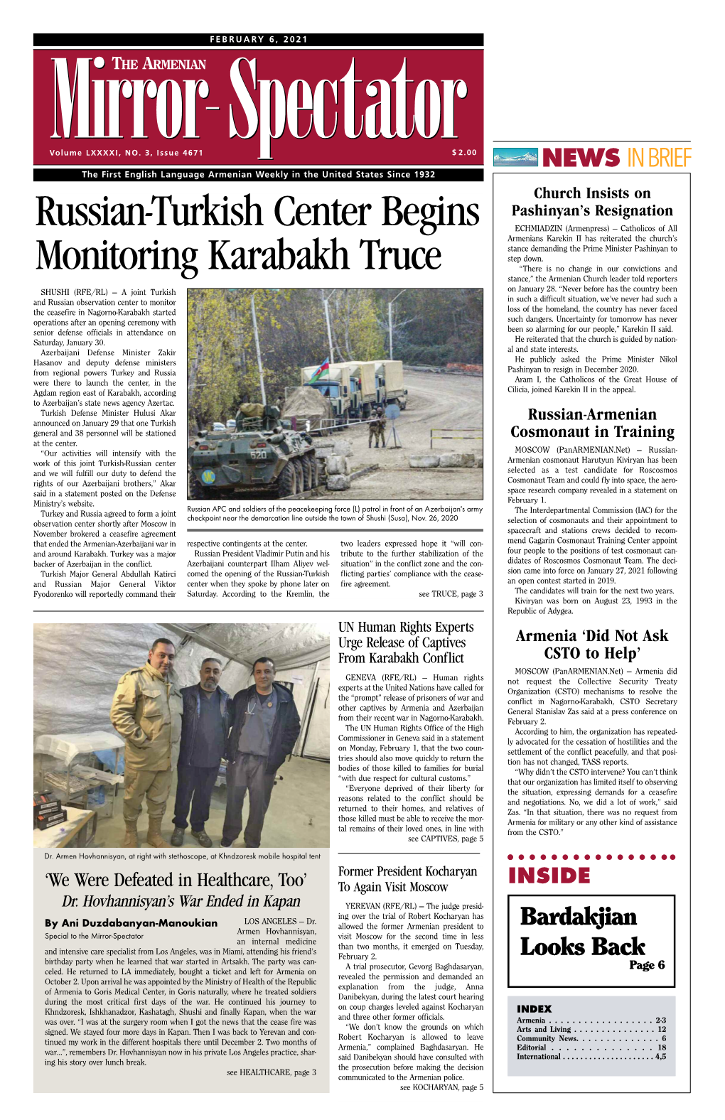 Russian-Turkish Center Begins Monitoring Karabakh Truce