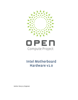 Intel Motherboard Hardware V1.0