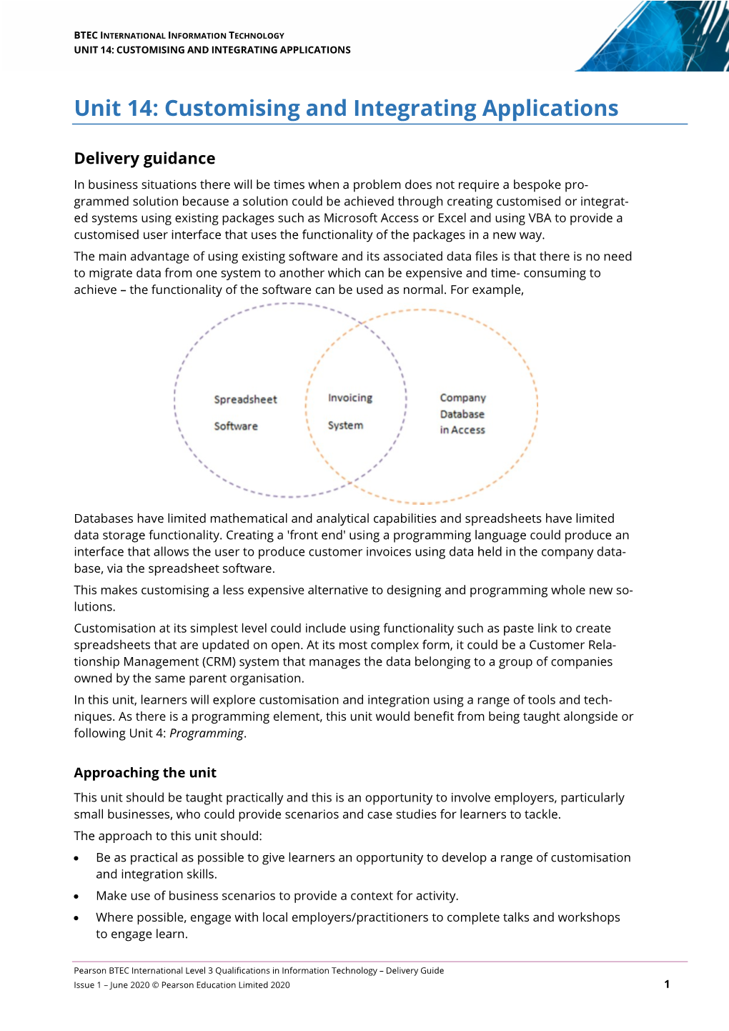 Customising and Integrating Applications