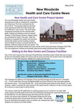 New Woodside Health and Care Centre News