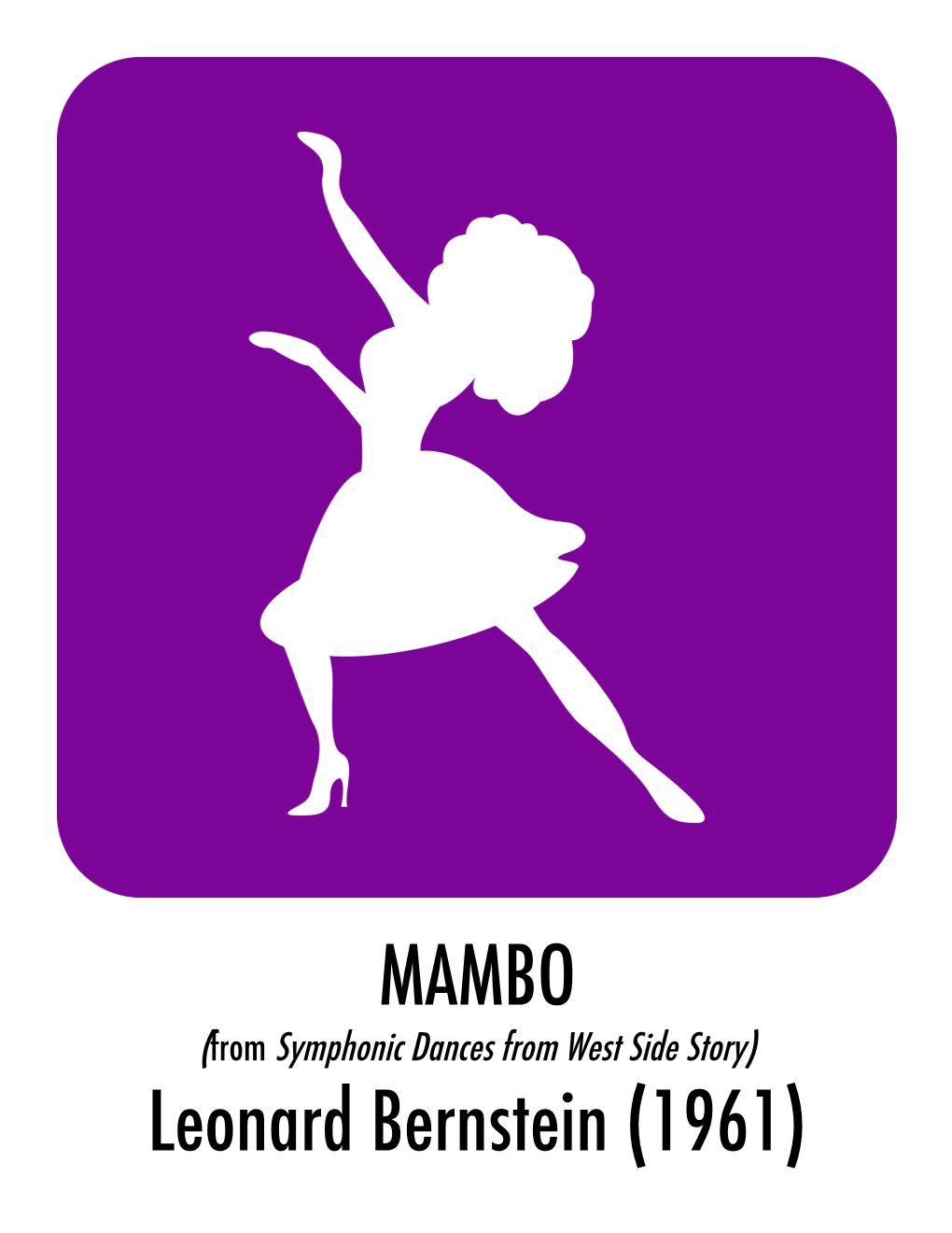 “Mambo” from Symphonic Dances from West Side Story