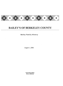 Bailey's of Berkeley County