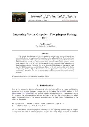 Importing Vector Graphics: the Grimport Package for R