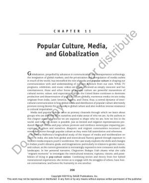 Popular Culture, Media, and Globalization