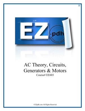 AC Theory, Circuits, Generators & Motors