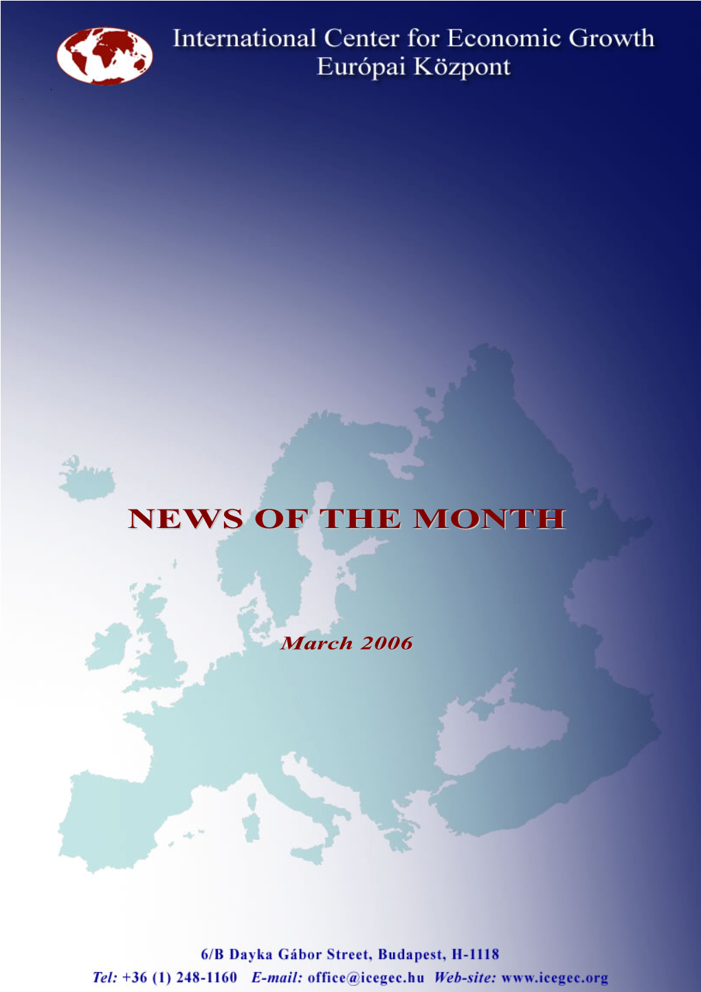 News of the Month, March, 2006