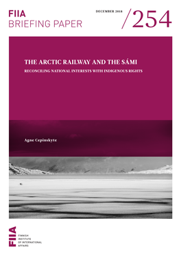 The Arctic Railway and the Sámi: Reconciling National Interests With