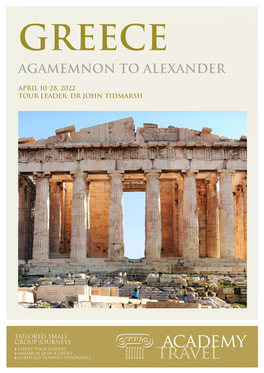 Agamemnon to Alexander