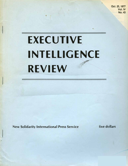 Executive Intelligence Review, Volume 4, Number 43, October 25
