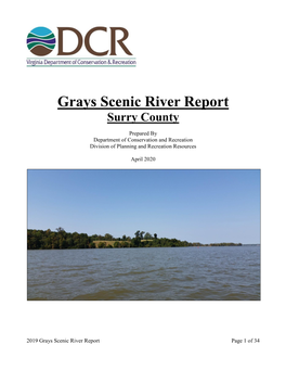 Grays Scenic River Report: Surry County