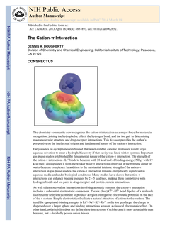 The Cation-Π Interaction
