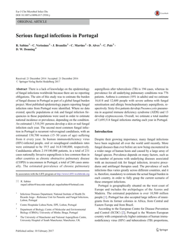 Serious Fungal Infections in Portugal