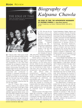 Biography of Kalpana Chawla