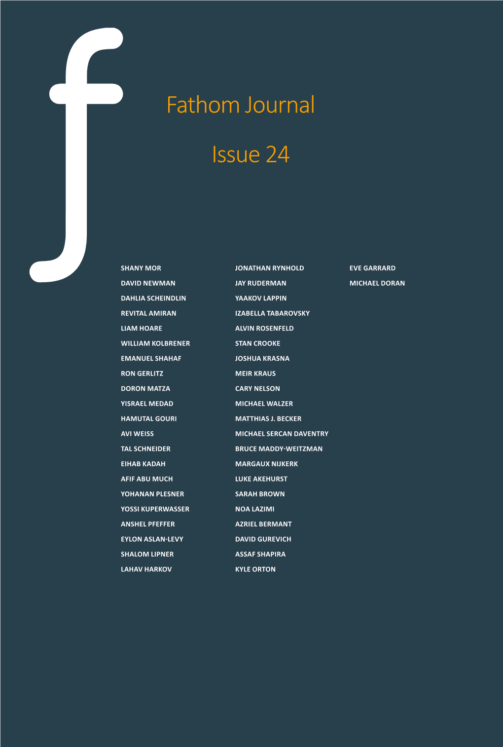 Fathom Journal Issue 24
