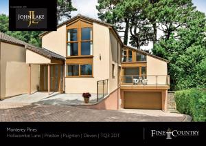 Monterey Pines Hollacombe Lane | Preston | Paignton | Devon | TQ3 2DT