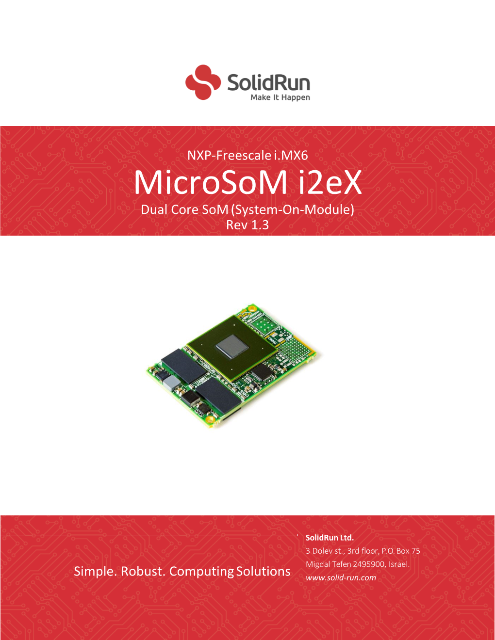 Microsom I2ex Dual Core Som (System-On-Module) Rev 1.3