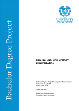Arousal-Induced Memory Augmentation 1
